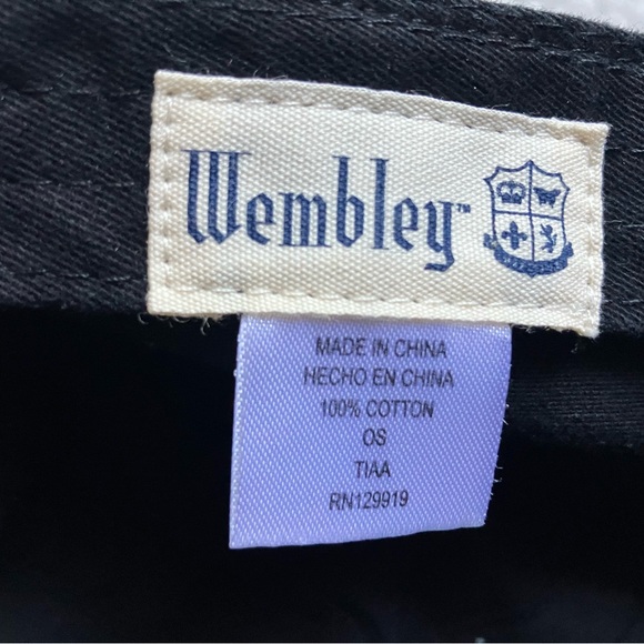 Wembley Black Rainbow Love Hat - Cap Adjustable Strap, 100% Cotton OSFM - Picture 5 of 6